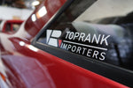 Toprank Importers Window Transfer Sticker